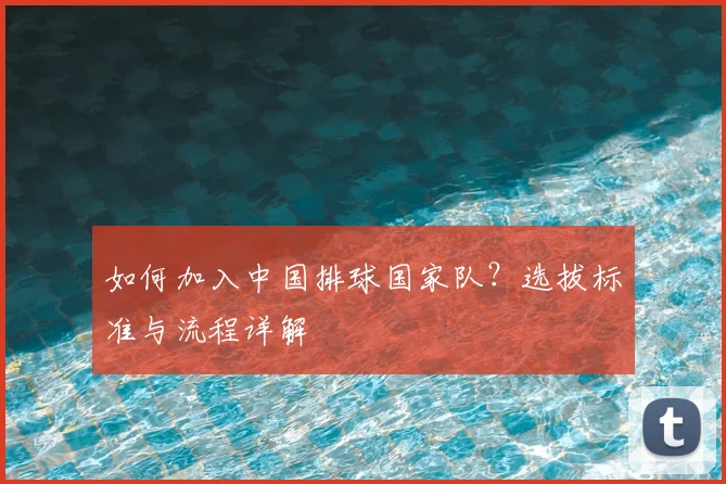 如何加入中国排球国家队?选拔标准与流程详解